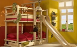 Make-the-bunk-beds-a-lot-more-fun-with-a-slide