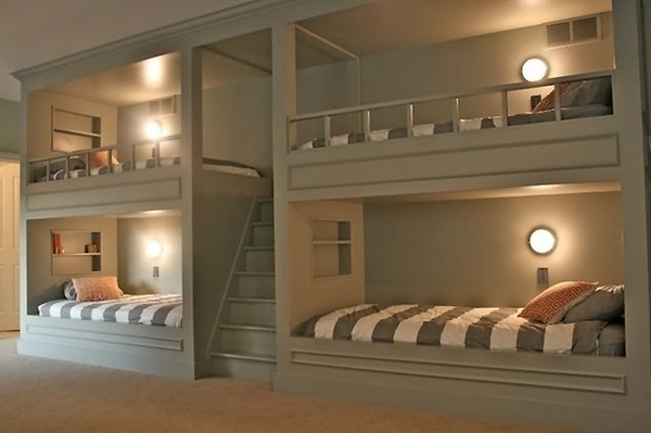 Design Inspiration Solid Wood Beds, Custom Made Bunk Beds With Stairs