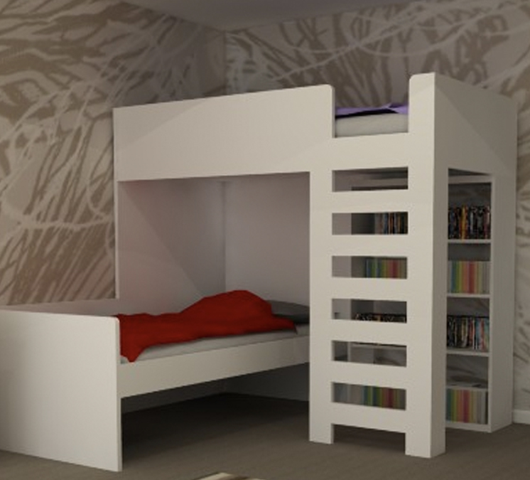 Solid Wood Beds, L Shaped Bunk Beds With Storage Uk