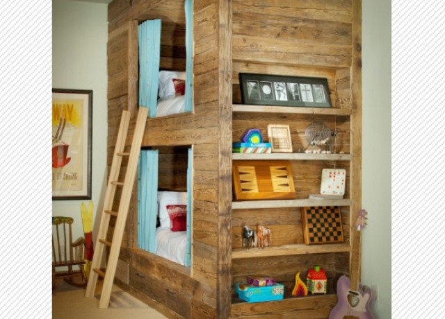 hand made bunk beds