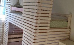 hand made bunk beds