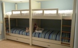 hand made bunk beds