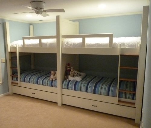hand made bunk beds