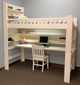 hand made bunk beds